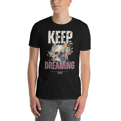 Μαύρο Ανδρικό T-shirt - Νεκροκεφαλή Keep Dreaming