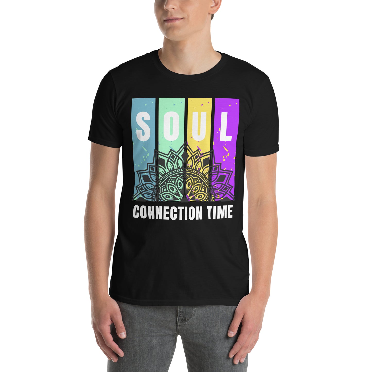 Μαύρο Ανδρικό T-shirt - Soul Connection Time