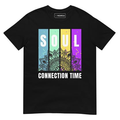 Μαύρο Ανδρικό T-shirt - Soul Connection Time