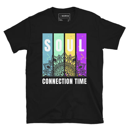 Μαύρο Ανδρικό T-shirt - Soul Connection Time