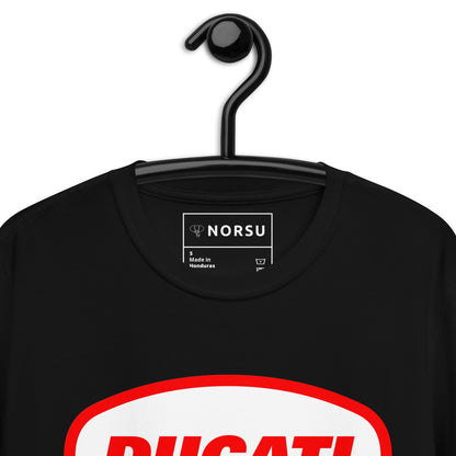 Μαύρο Ανδρικό T-shirt - Ducati Logo Λευκό