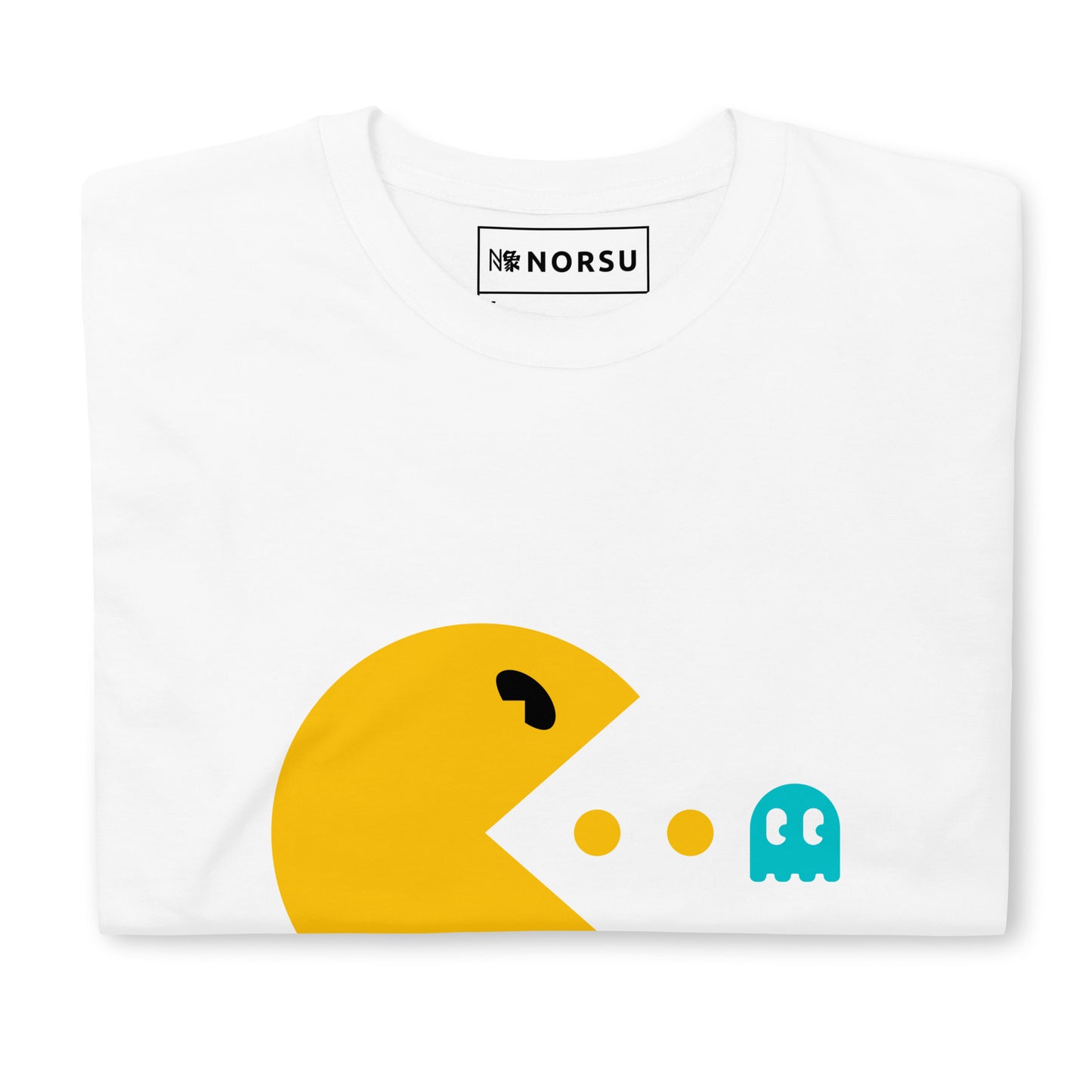 Λευκό Ανδρικό T-shirt - Pac Man Gotcha!