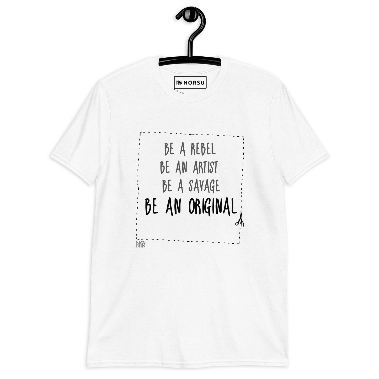 Λευκό Ανδρικό T-shirt - Be an Original