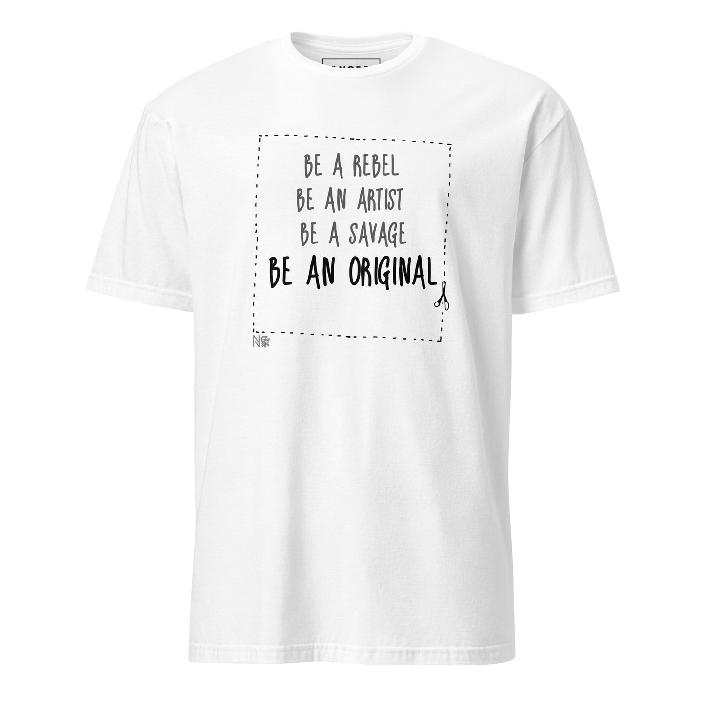 Λευκό Ανδρικό T-shirt - Be an Original