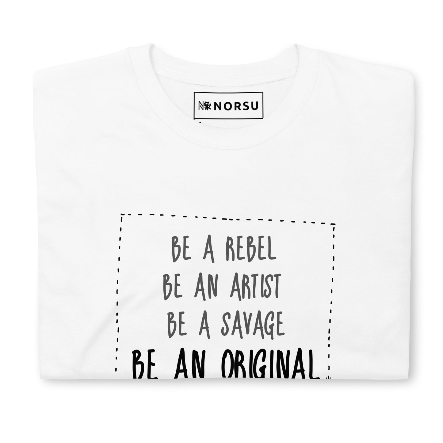 Λευκό Ανδρικό T-shirt - Be an Original