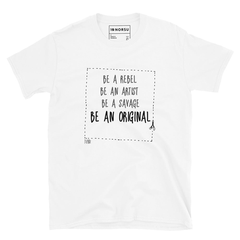 Λευκό Ανδρικό T-shirt - Be an Original