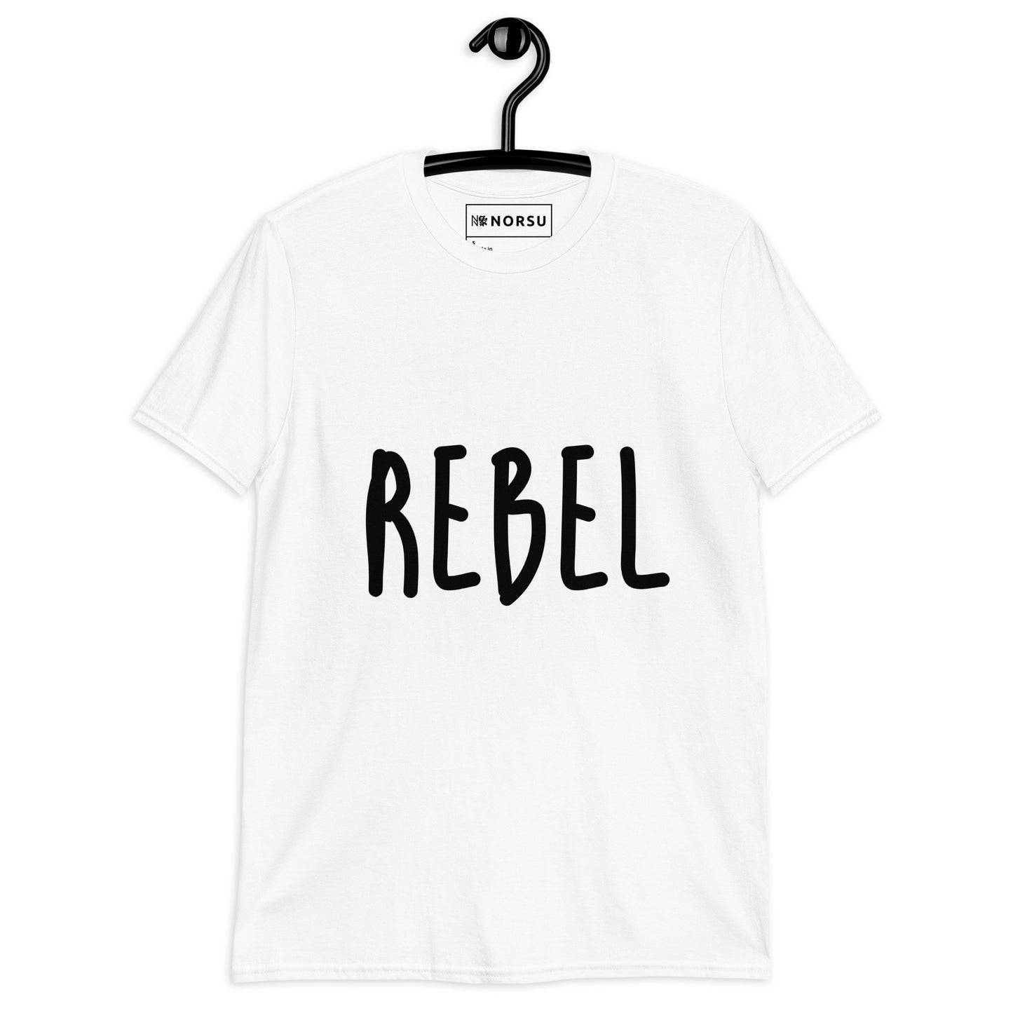 Λευκό Ανδρικό T-shirt - Rebel