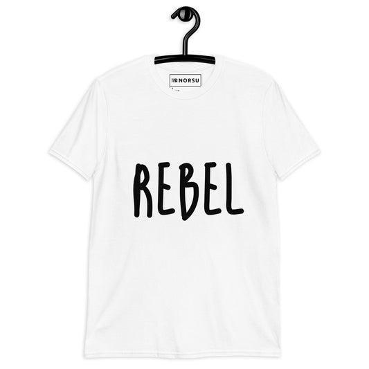 Λευκό Ανδρικό T-shirt - Rebel