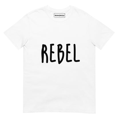 Λευκό Ανδρικό T-shirt - Rebel