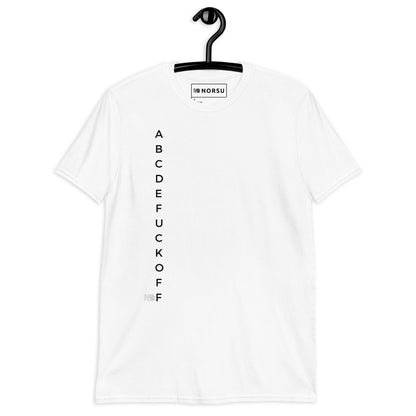 Λευκό Ανδρικό T-shirt - ABCDEFUCKOFF