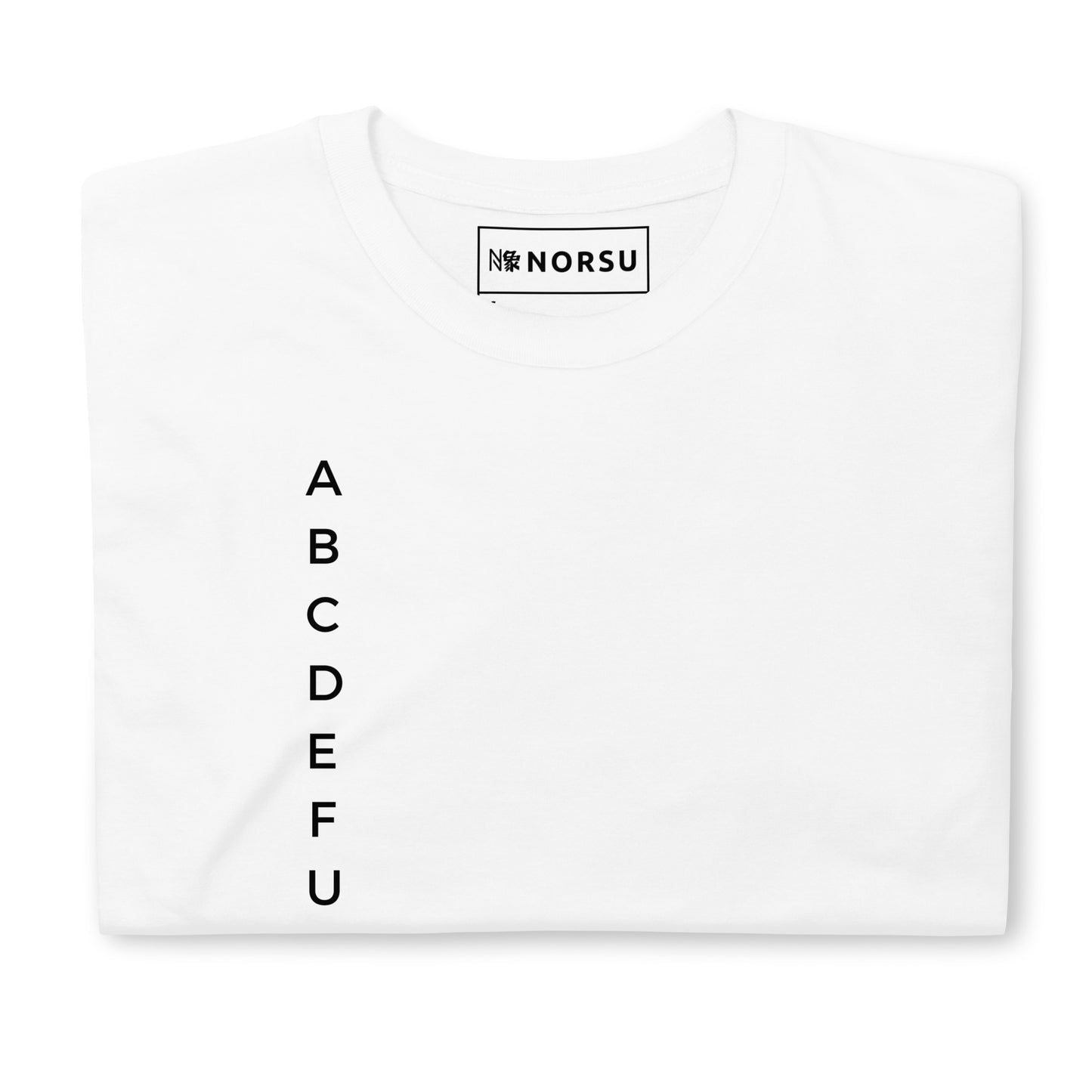 Λευκό Ανδρικό T-shirt - ABCDEFUCKOFF