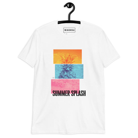 Λευκό Ανδρικό T-shirt - Summer Splash