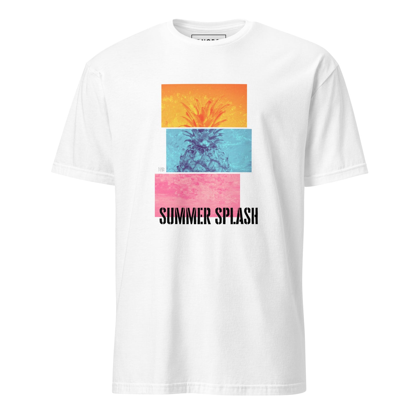 Λευκό Ανδρικό T-shirt - Summer Splash