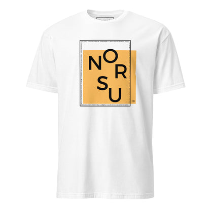 Λευκό Ανδρικό T-shirt - Αναγραμματισμός Norsu