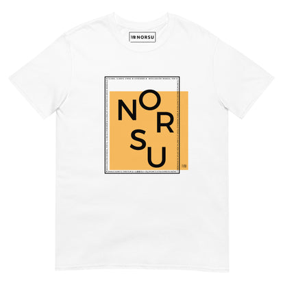 Λευκό Ανδρικό T-shirt - Αναγραμματισμός Norsu