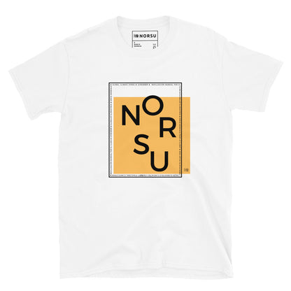 Λευκό Ανδρικό T-shirt - Αναγραμματισμός Norsu