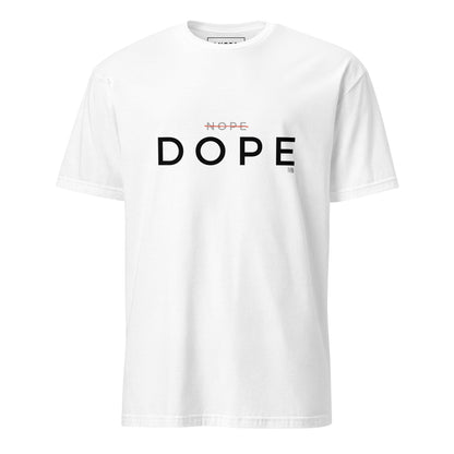 Λευκό Ανδρικό T-shirt - Nope, Dope!