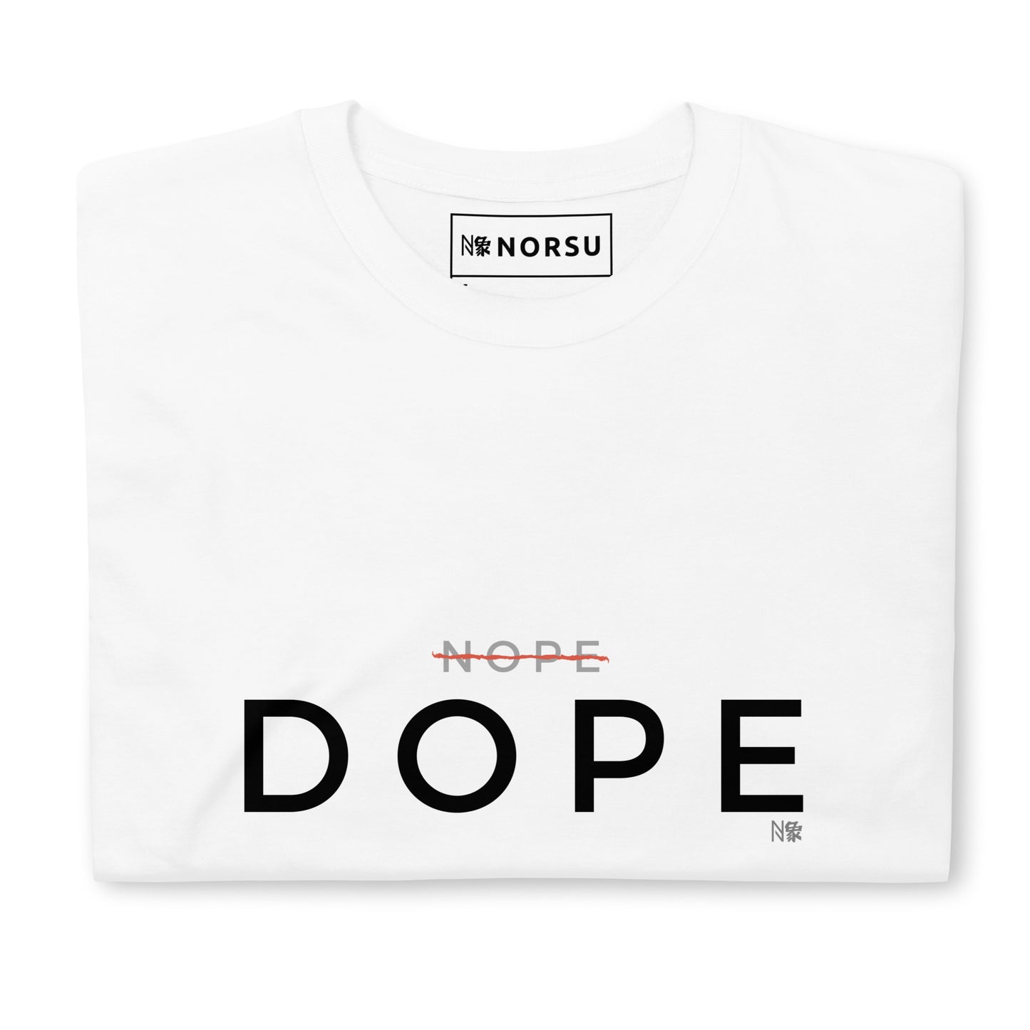 Λευκό Ανδρικό T-shirt - Nope, Dope!