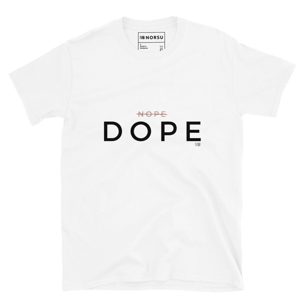 Λευκό Ανδρικό T-shirt - Nope, Dope!