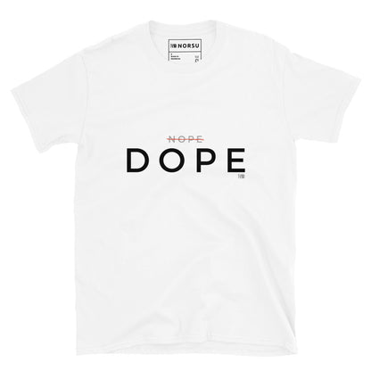 Λευκό Ανδρικό T-shirt - Nope, Dope!