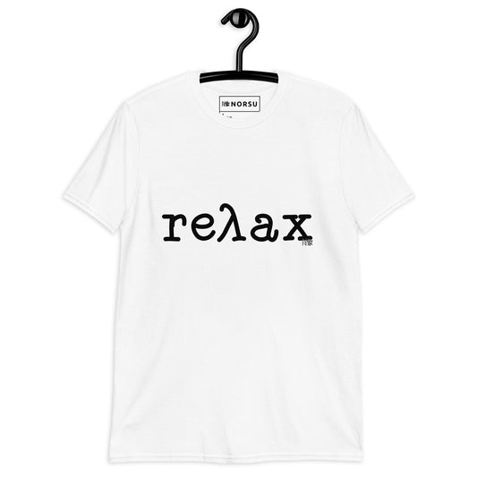 Λευκό Ανδρικό T-shirt - Ριλάξ, Relax