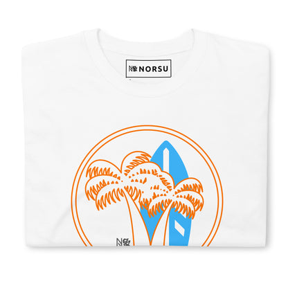 Λευκό Ανδρικό T-shirt - Surf Along