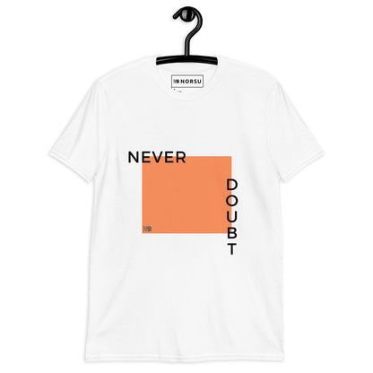 Λευκό Ανδρικό T-shirt - Never Doubt