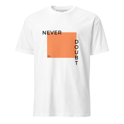 Λευκό Ανδρικό T-shirt - Never Doubt