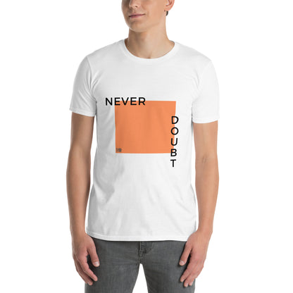 Λευκό Ανδρικό T-shirt - Never Doubt