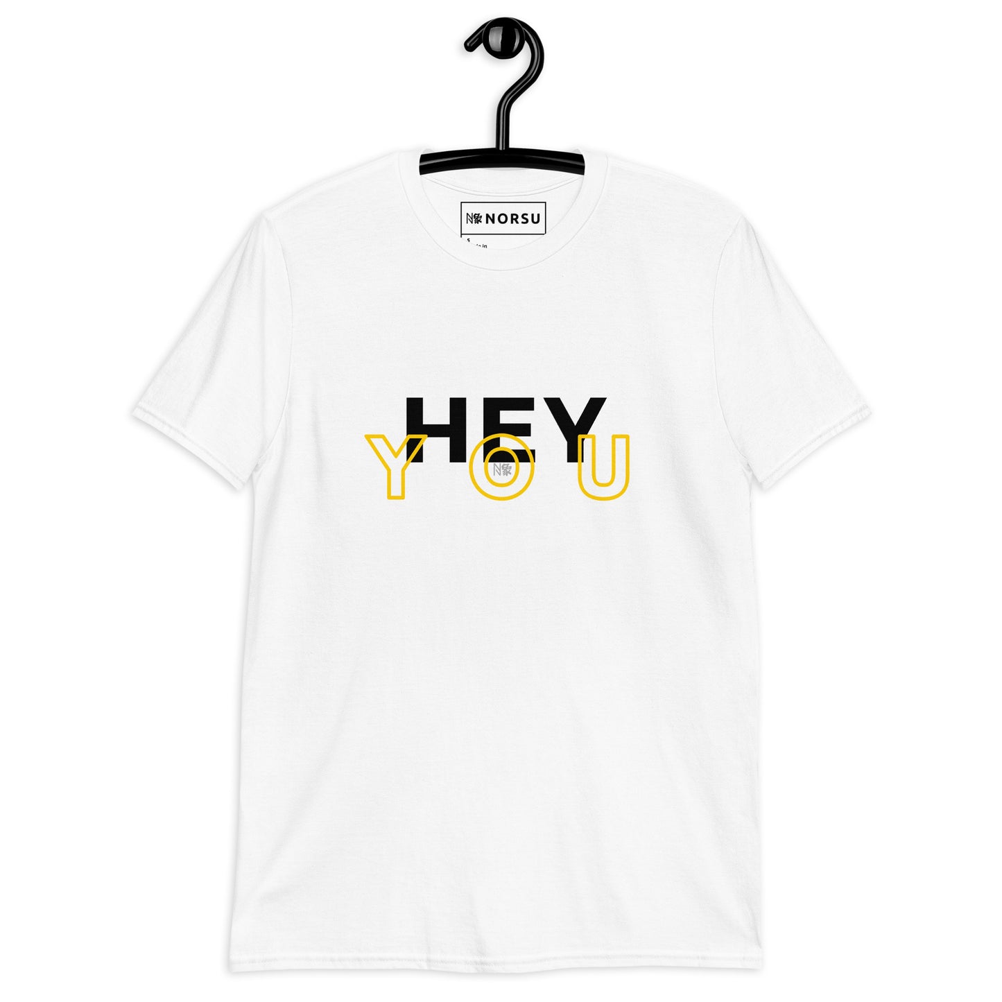 Λευκό Ανδρικό T-shirt - Hey You