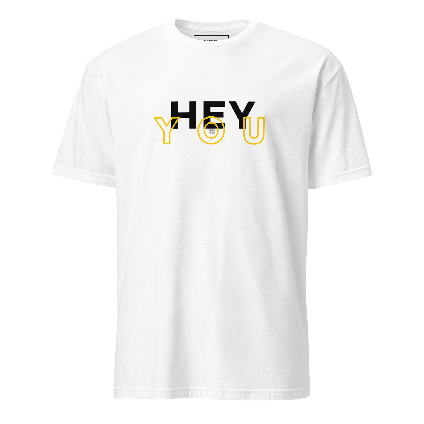 Λευκό Ανδρικό T-shirt - Hey You