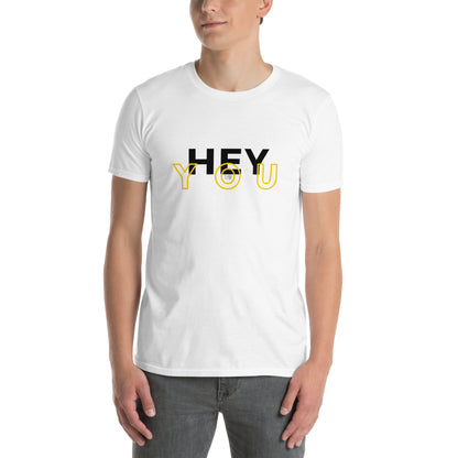 Λευκό Ανδρικό T-shirt - Hey You