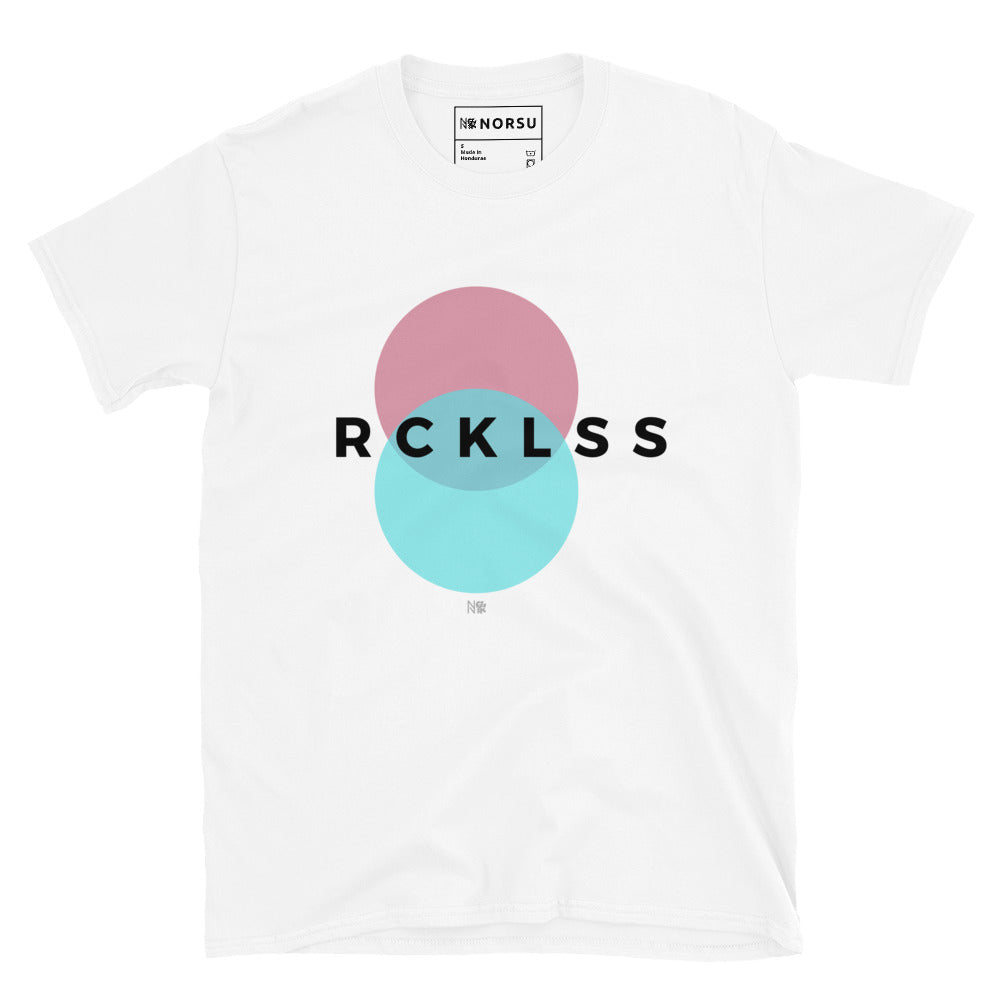 Λευκό Ανδρικό T-shirt - Reckless