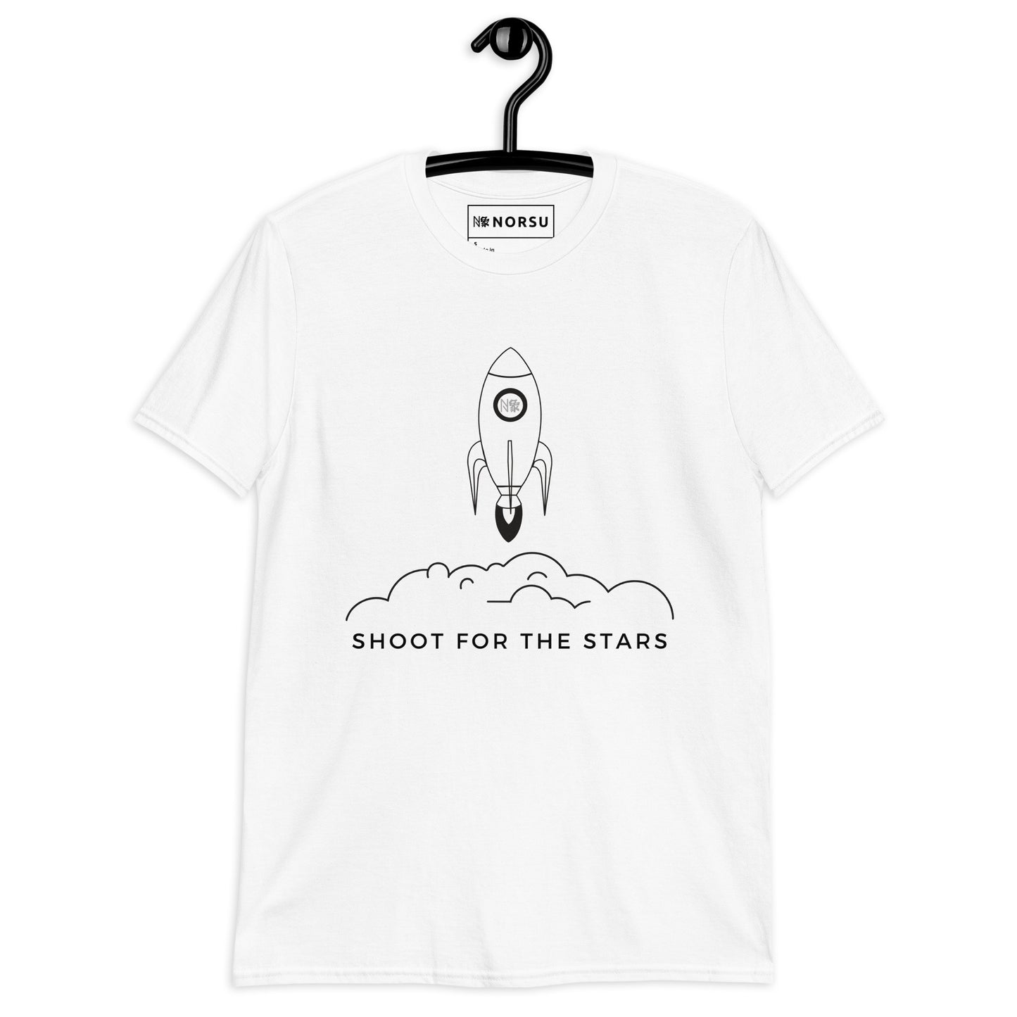 Λευκό Ανδρικό T-shirt - Shoot for the stars