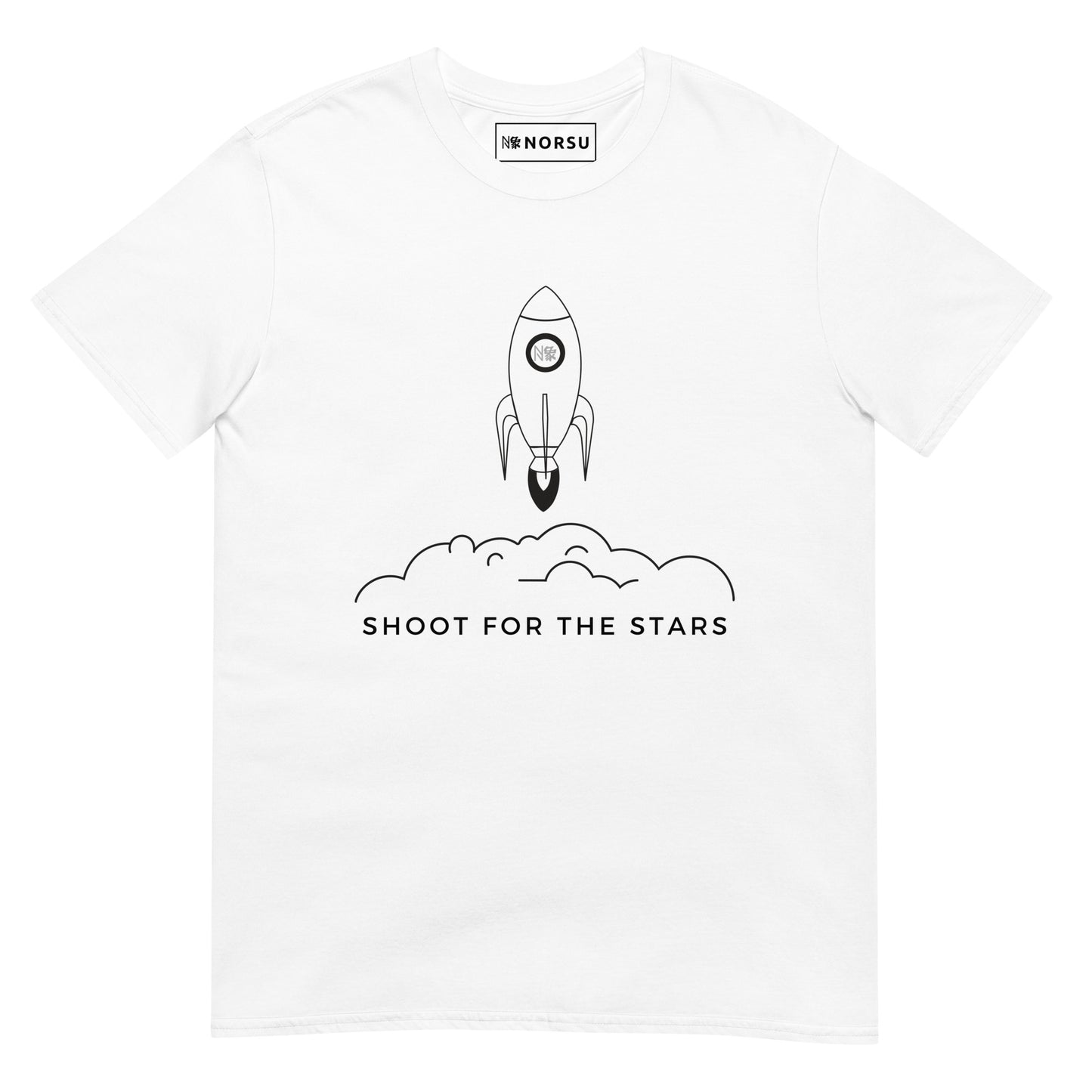 Λευκό Ανδρικό T-shirt - Shoot for the stars