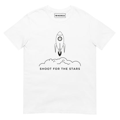 Λευκό Ανδρικό T-shirt - Shoot for the stars