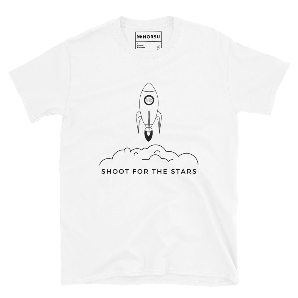 Λευκό Ανδρικό T-shirt - Shoot for the stars