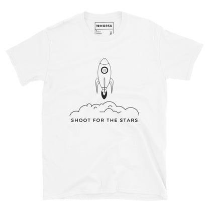 Λευκό Ανδρικό T-shirt - Shoot for the stars