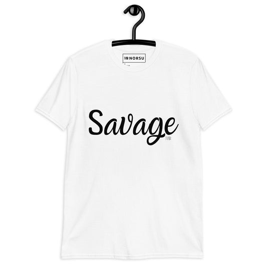 Λευκό Ανδρικό T-shirt - Savage