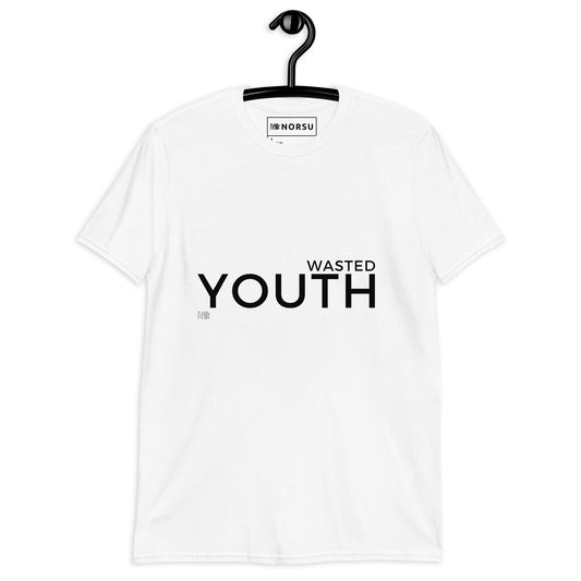 Λευκό Ανδρικό T-shirt - Wasted Youth