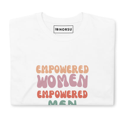 Λευκό Ανδρικό T-shirt - Empowered Women, Empowered Men, Empowered Human Beings