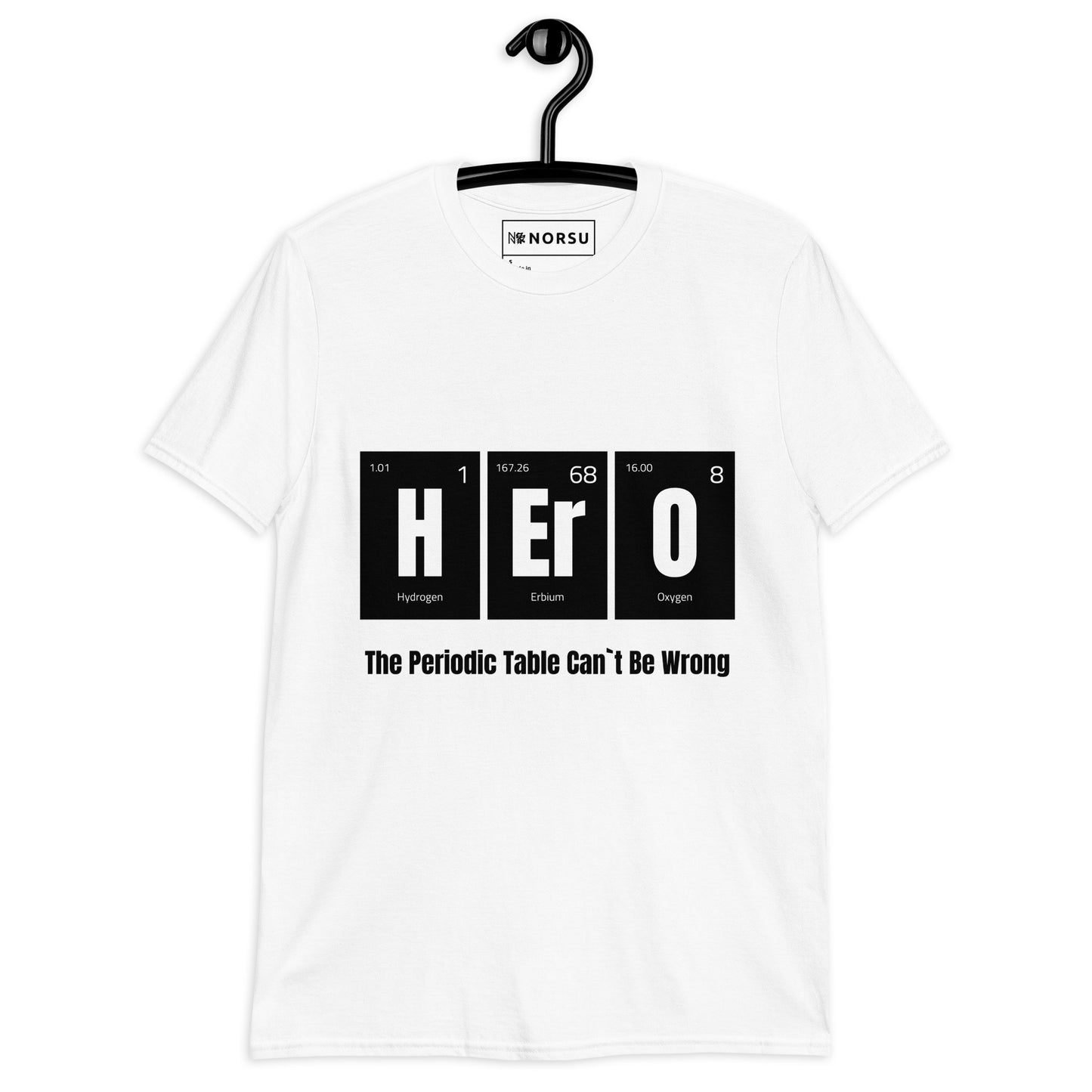 Λευκό Ανδρικό T-shirt - Περιοδικός Πίνακας Hero