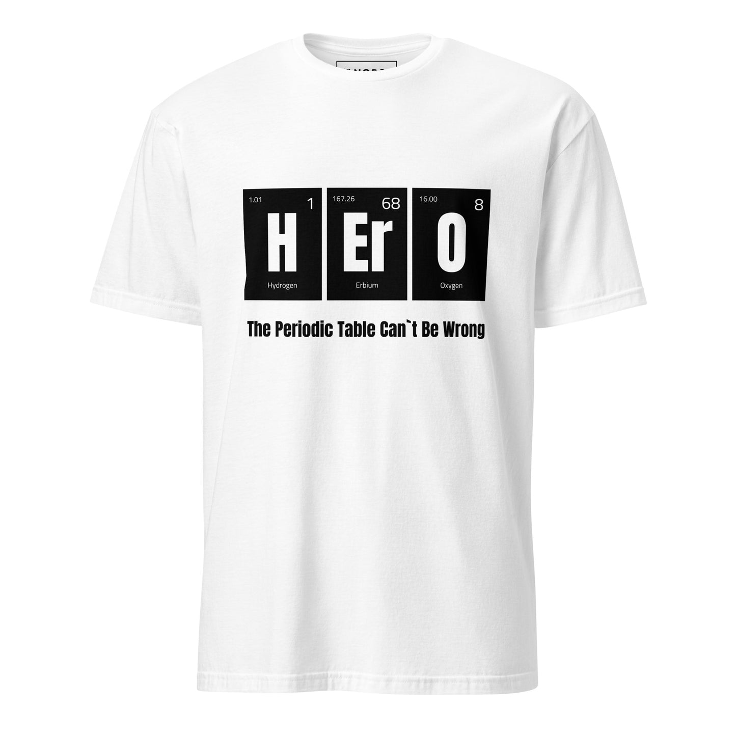 Λευκό Ανδρικό T-shirt - Περιοδικός Πίνακας Hero