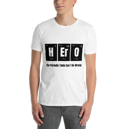 Λευκό Ανδρικό T-shirt - Περιοδικός Πίνακας Hero