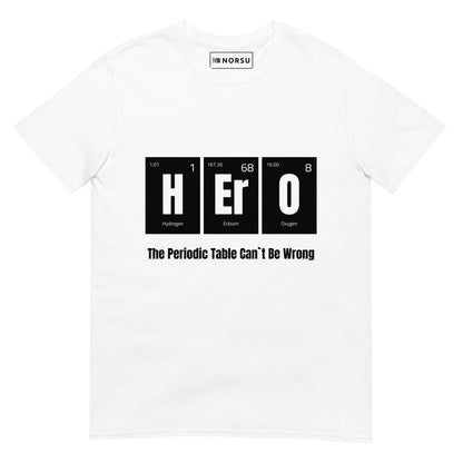 Λευκό Ανδρικό T-shirt - Περιοδικός Πίνακας Hero