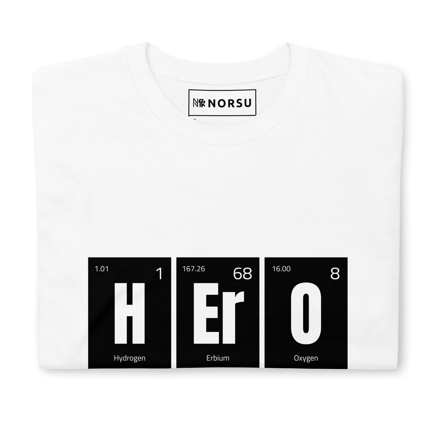 Λευκό Ανδρικό T-shirt - Περιοδικός Πίνακας Hero