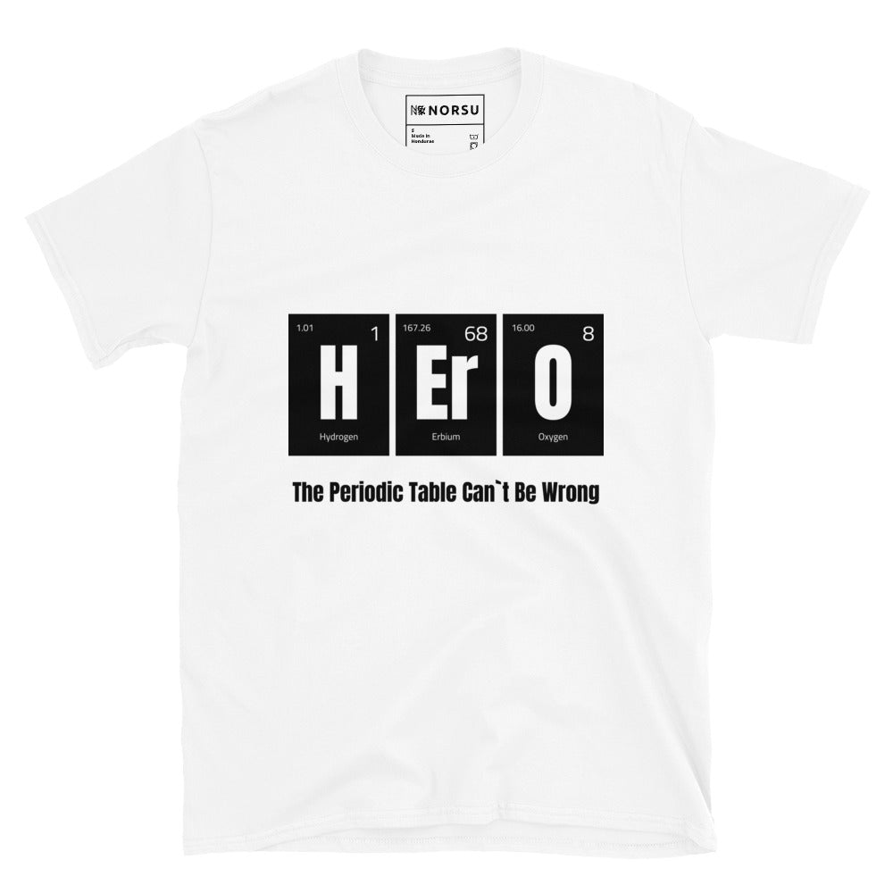 Λευκό Ανδρικό T-shirt - Περιοδικός Πίνακας Hero