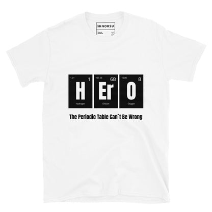 Λευκό Ανδρικό T-shirt - Περιοδικός Πίνακας Hero