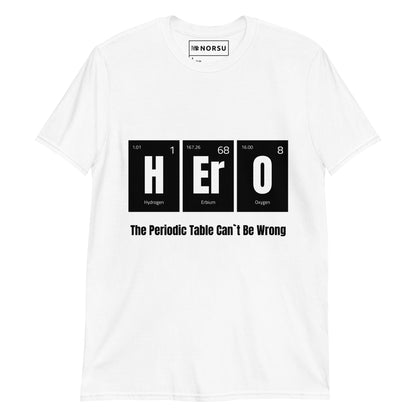 Λευκό Ανδρικό T-shirt - Περιοδικός Πίνακας Hero