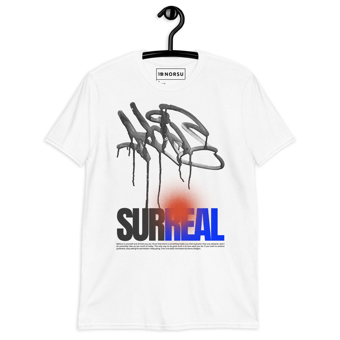 Λευκό Ανδρικό T-shirt - Surreal